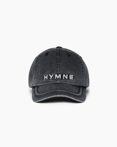 Logo Cap, Washed Black