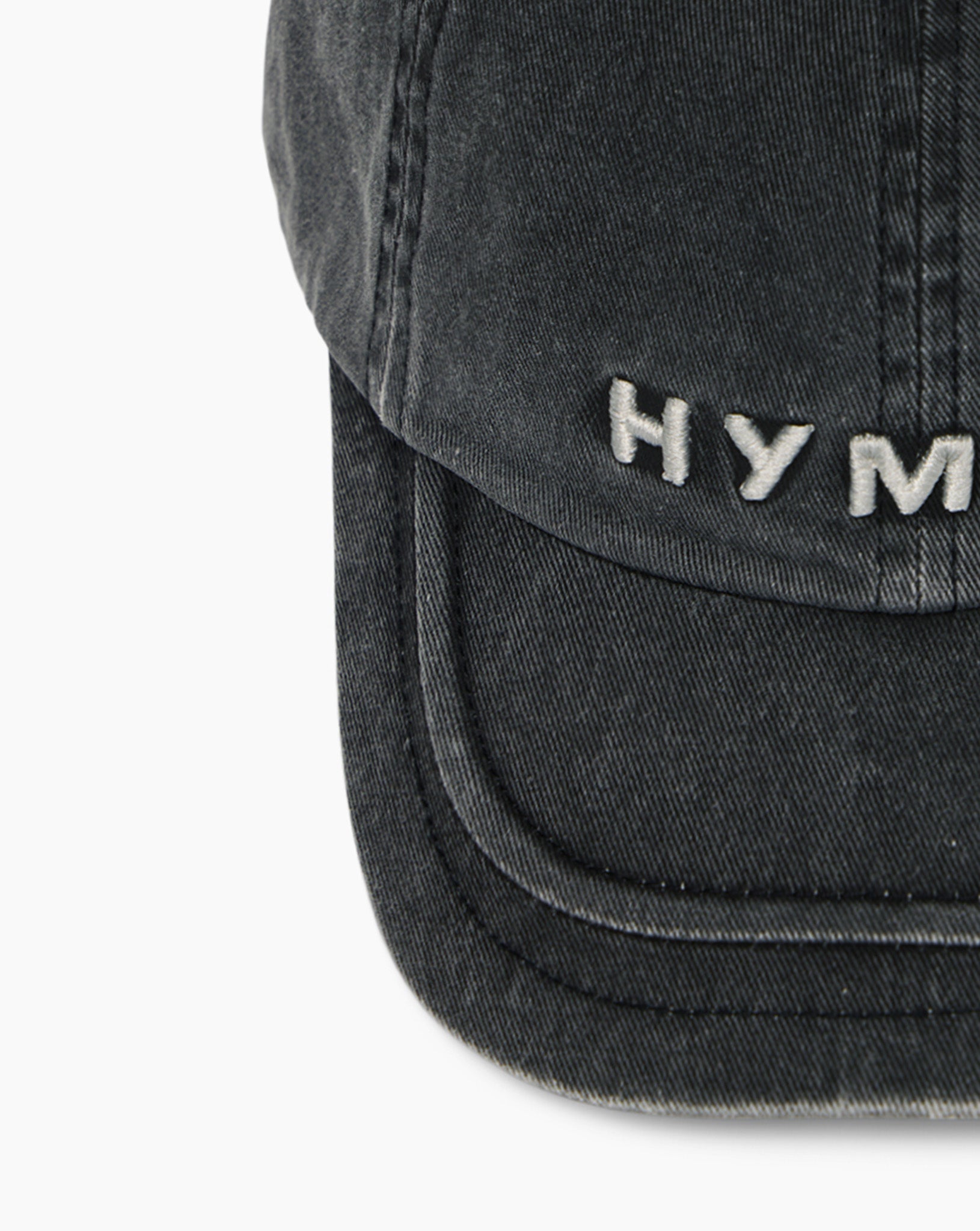 Logo Cap, Washed Black