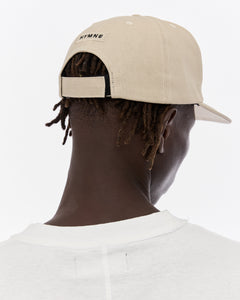 Note Logo Structured Cap, Taupe